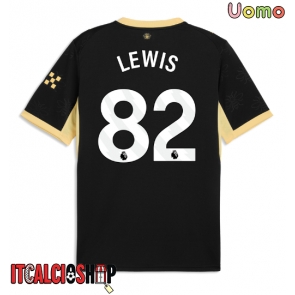 Manchester City Rico Lewis #82 Seconda Maglia 2026-27 Manica Corta